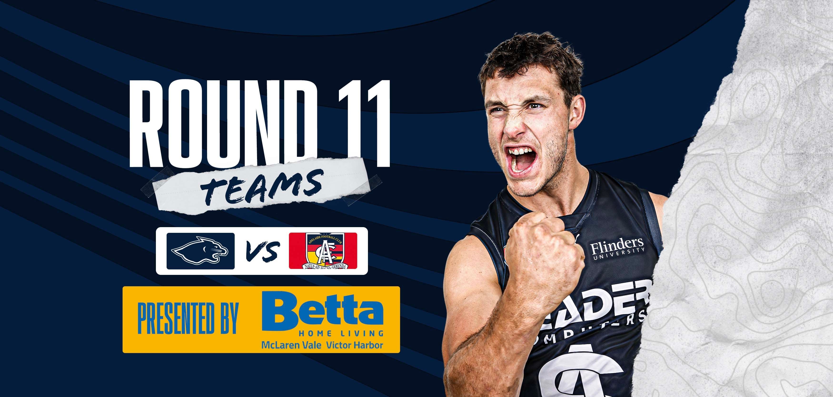 BETTA Team Selection: Round 12 vs Adelaide BETTA Team Selection: Round 12 vs Adelaide